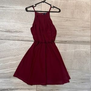 Women’s Blue Rain Maroon mini dress - size M